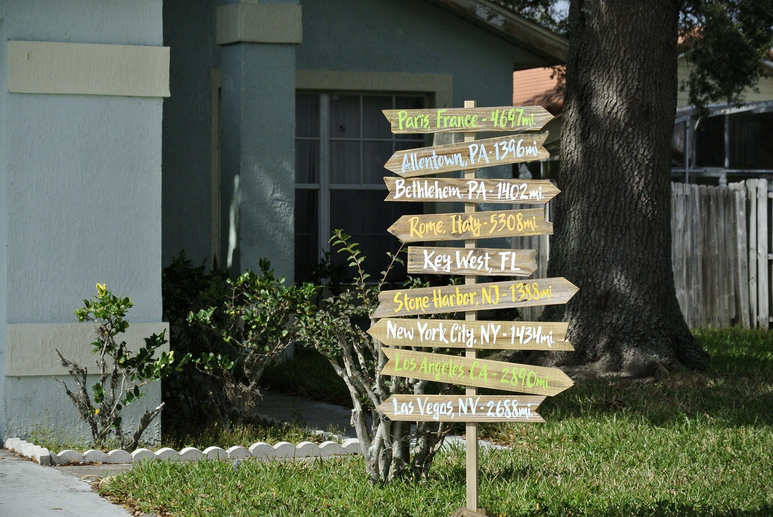 Decorative Sign Post 28590 - 10ft h Signpost for Directional Signs