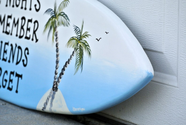 Pool Decor Surfboard Wood Sign. Outdoor Surfboard Wall Art. Etsy