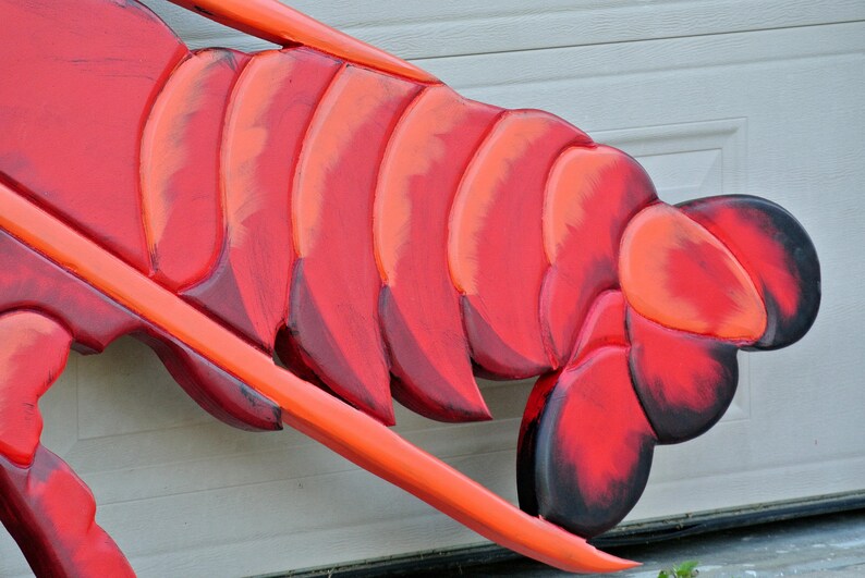 Wood Red Lobster Decor Outdoor. Restaurant Wall Art Wood. Etsy