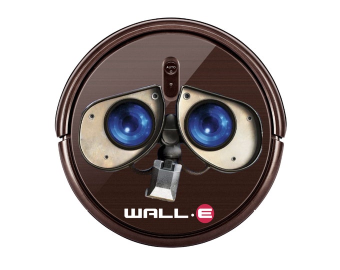 Wall e decal sticker for Robot Vacuum cleaner. Funny stickers svg.