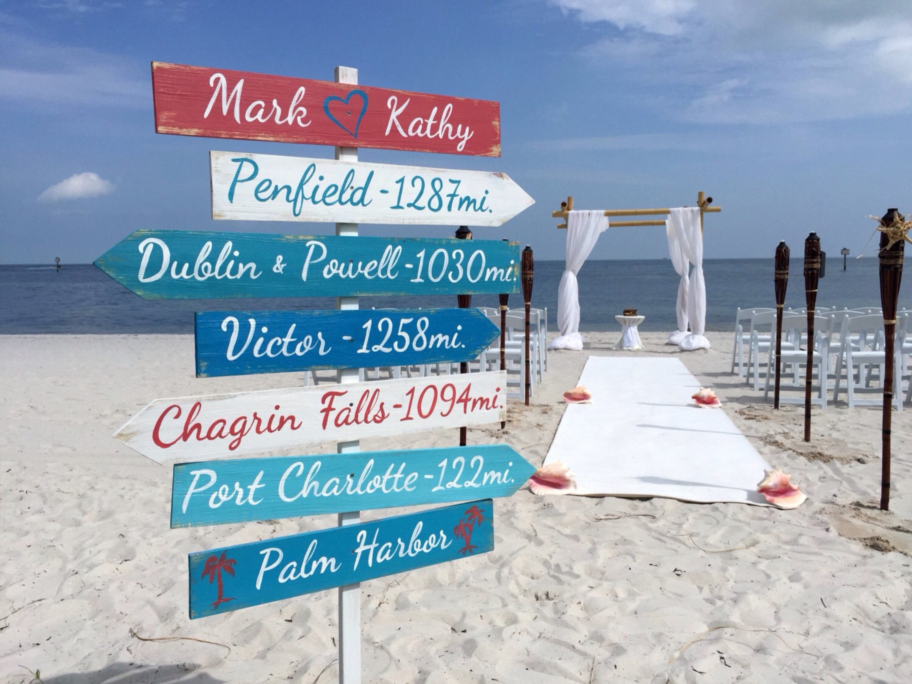 Gift for couple Rustic wedding decor Beach Wedding sign wood with Names