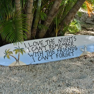 surfboard pool deck decor