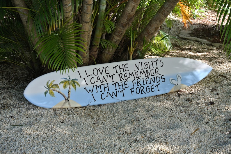 surfboard pool deck decor