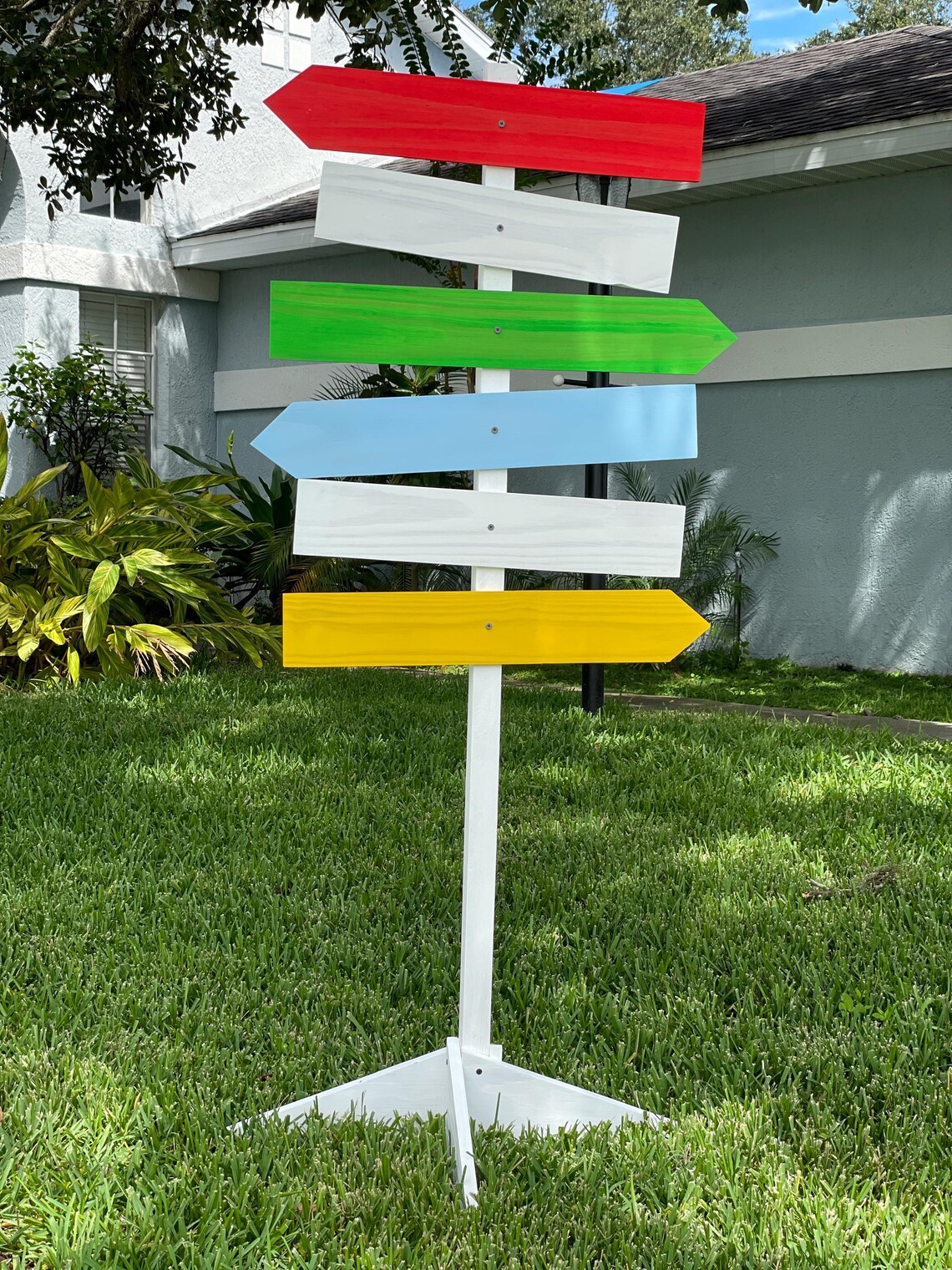 Directional Sign Post Blank, Wayfinding Event Directional Signage ...
