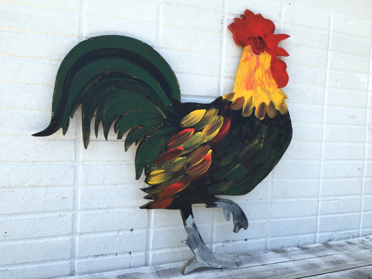 Wooden Rooster Gift Idea Large Wood Sign Outdoor Garden Il Fullxfull 965382298 Bzuu Jpg