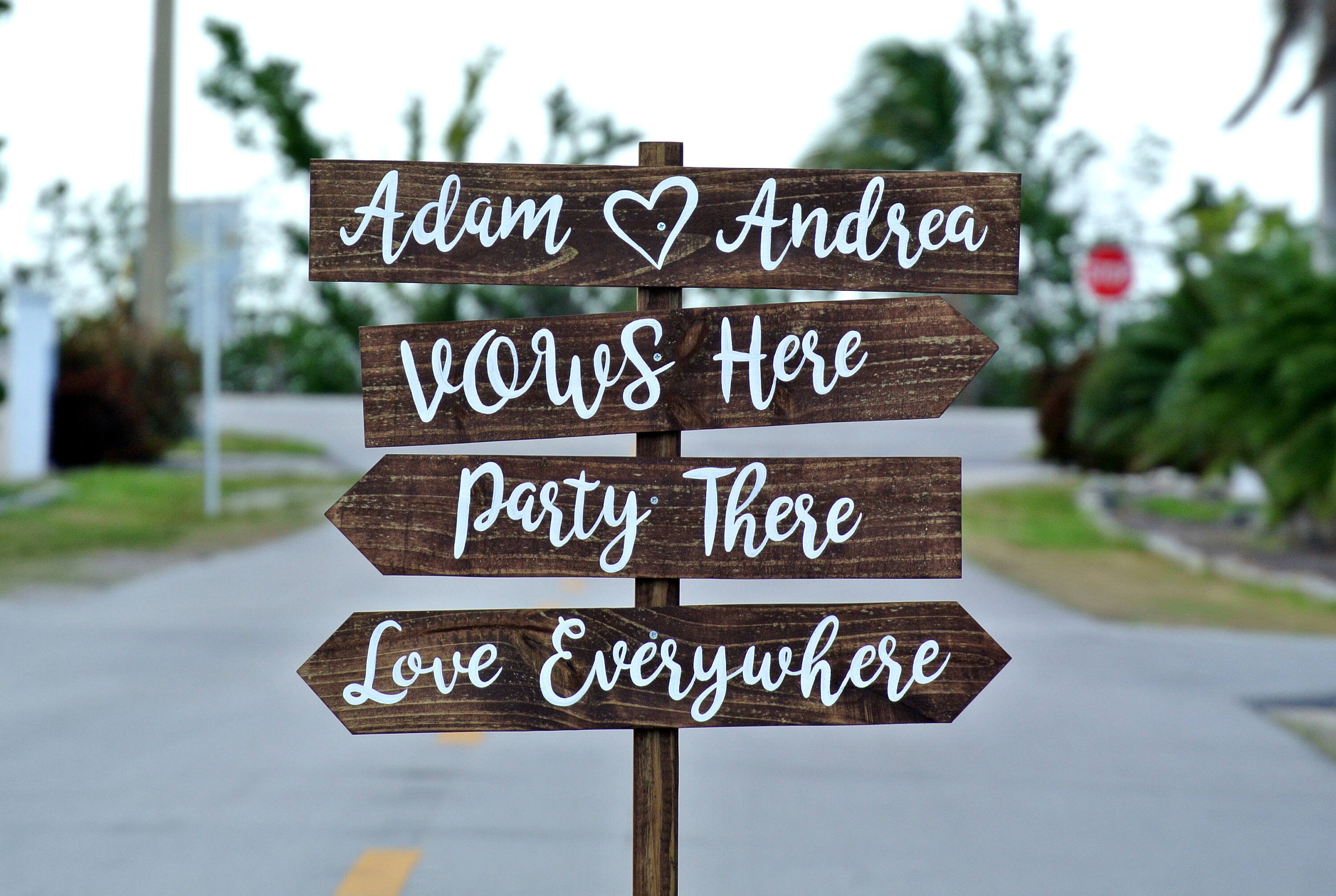 Personalized Vows Here Party There Love Everywhere Beach