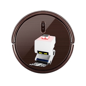 M-O Wall e sticker for Robot Vacuum cleaner. Custom Personalized