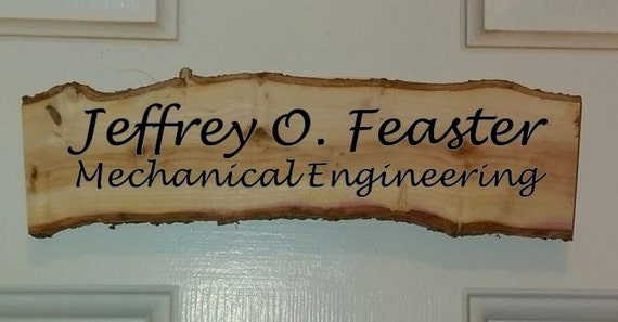 Rustic Office Door Name Plate Or Sign 100 Custom