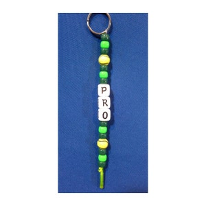 Custom Keychain: Tennis Pro