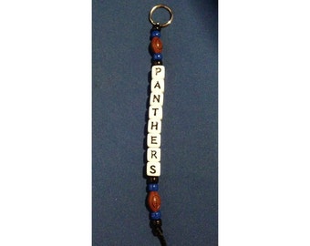 Carolina Panthers Football Keychain Custom Keychain