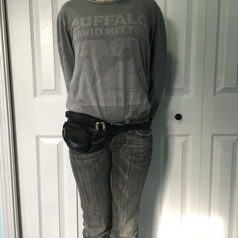 Vtg Leather Fanny Pack Bumbag