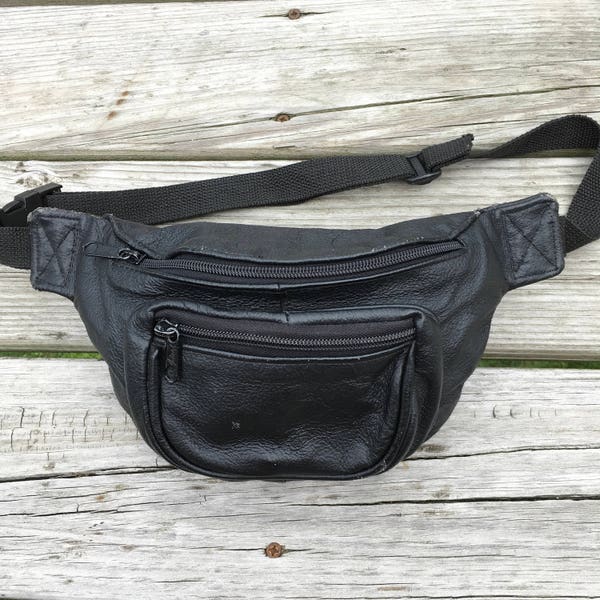 Vtg Leather Fanny Pack Bumbag