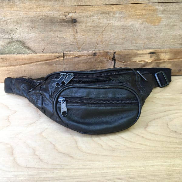 Vtg Leather Fanny Pack Bumbag