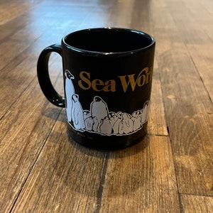 SeaWorld Painted Penguin Mug
