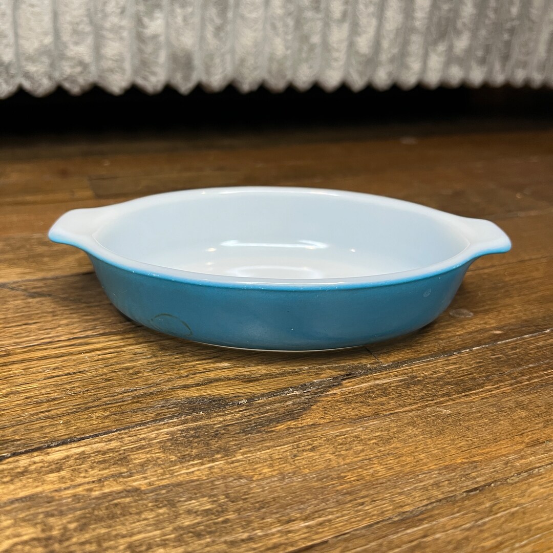 Vintage Teal 10 Ounce- #700 PYREX Oval Dish 651-FC2 - Etsy