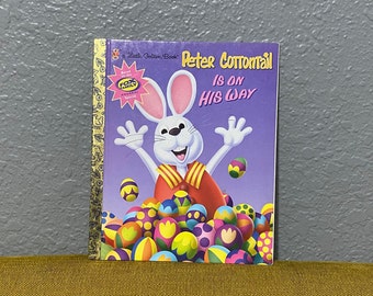 Vintage First Edition Peter Cottontail is on His Way Little Golden Book 2000 228-GRC