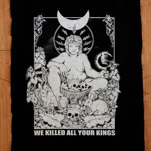 We Killed All Your Kings Patches Black or Linen image 2