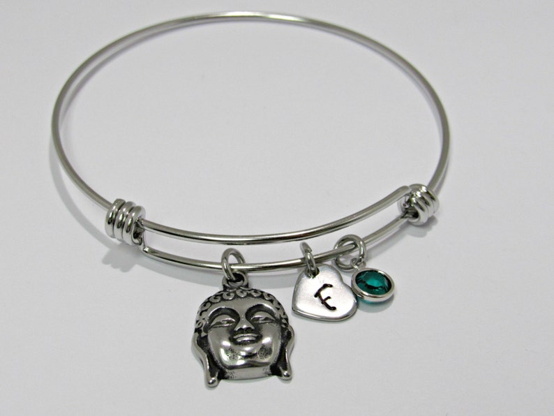 Buddha Bangle Bracelet Bangle Bracelet Personalized | Etsy
