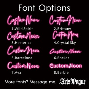 Custom Bow Name Neon Sign,Pink Bow Neon Sign,Pink Trendy Wall Art,Girl's y2k Room Decor,Personalized Bow Name Decor,Girly Nursery Wall Decor image 9