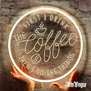 Neonreclame KOFFIE, USB led-bord, bord koffiebar, espressobordkunst, openingsbord, welkomstbord, cadeau voor koffieliefhebber, decor thuisbar, openingscadeau