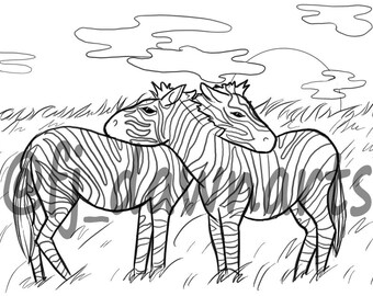 7600 Collections Coloring Pages Zebra  Latest HD