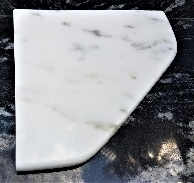 8 Premium Marble Shower Corner Shelf Dolomite White XD Etsy