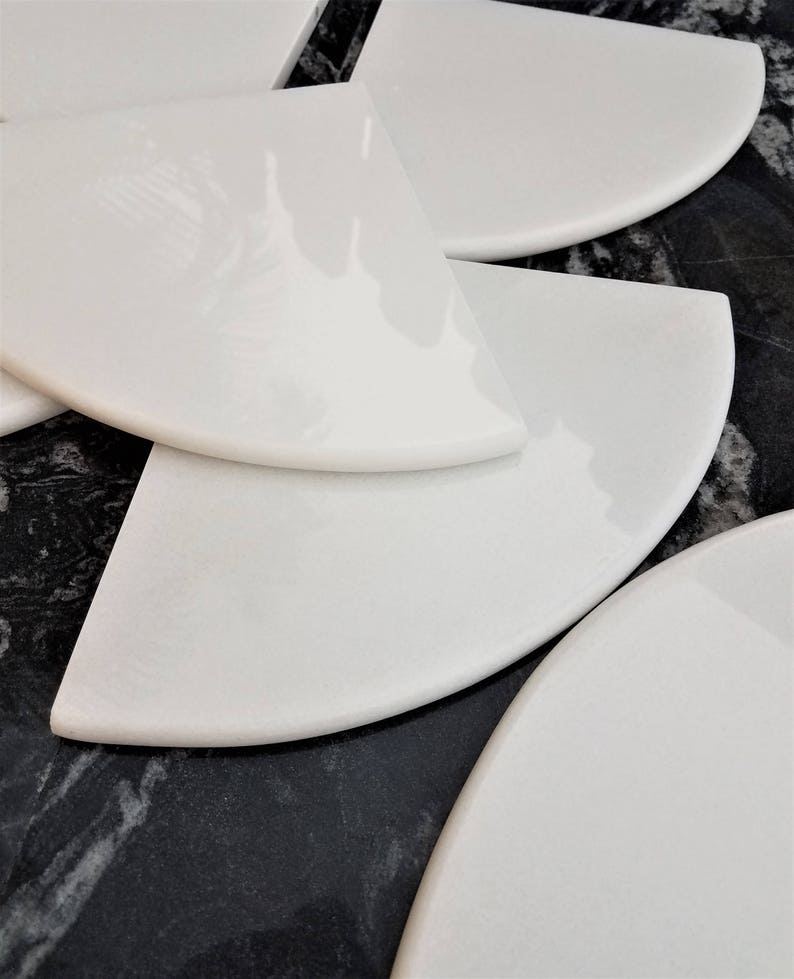 8 Quartz Corner Shelf Shower Shampoo Holder Thassos Etsy