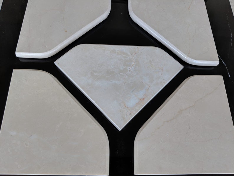 Ezmount 8 Marble Shower Corner Shelf With Install Kit Etsy