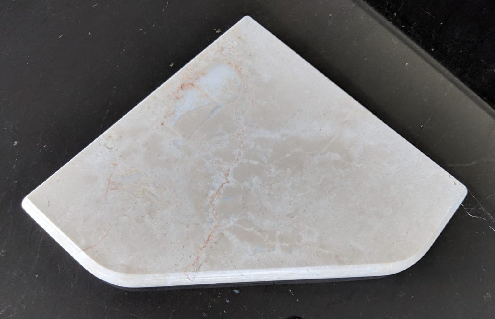 Ezmount 8 Marble Shower Corner Shelf With Install Kit Etsy