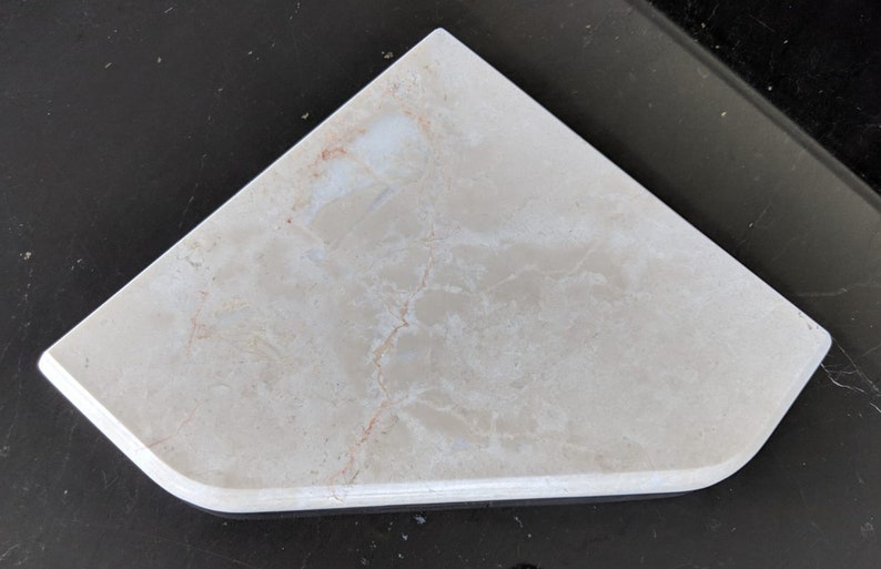 Ezmount 8 Marble Shower Corner Shelf With Install Kit Etsy