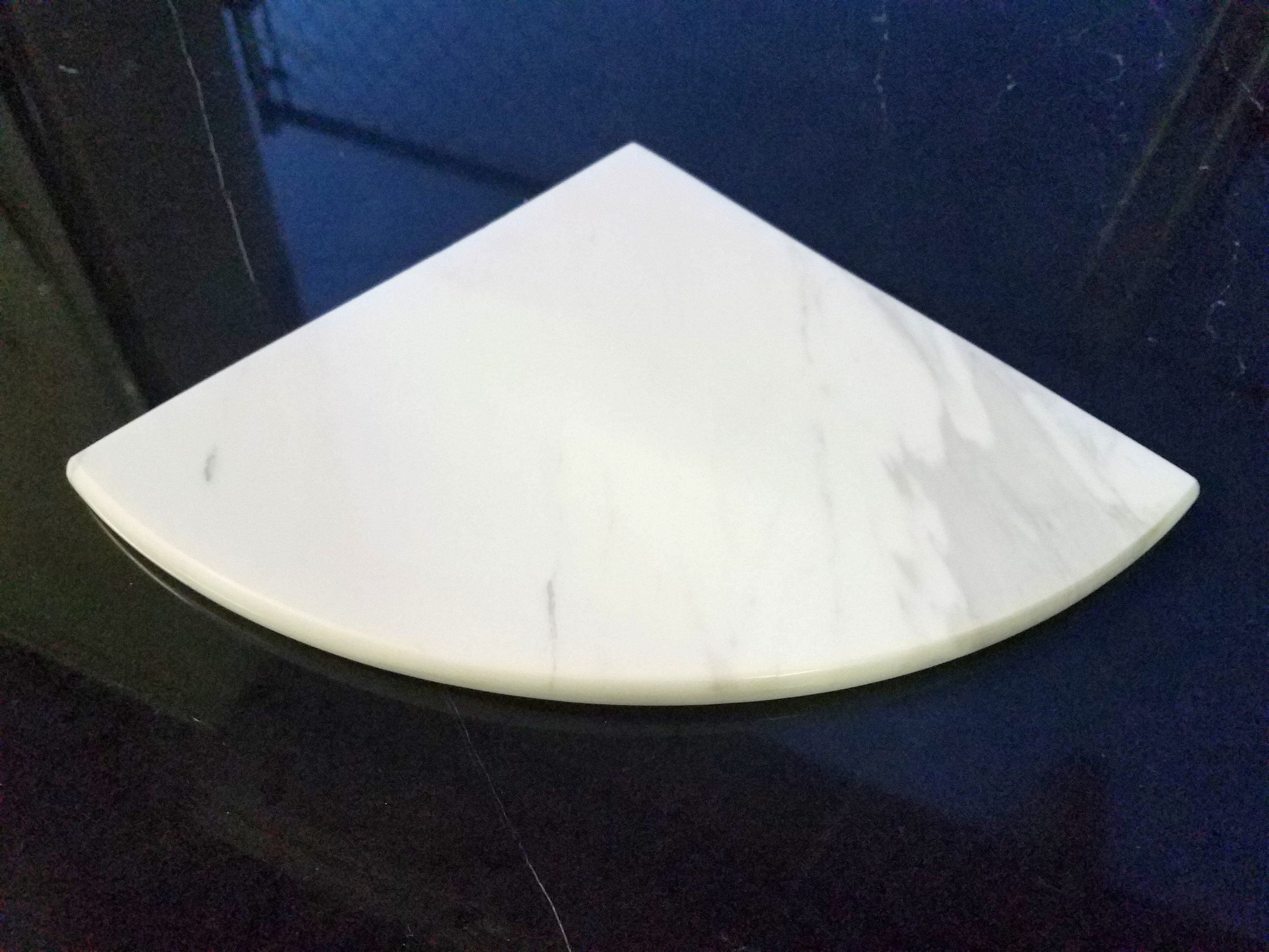 8 Marble Corner Shelf Shower Shampoo Holder volakas Etsy Canada