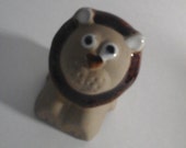 Cutie Plant POT SITTER Lion. Ceramic Pottery. Planter. GARDEN Indoor Decor. Sara 39 s Vintage Corner