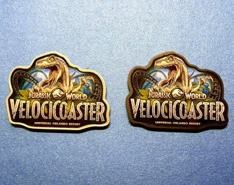 Velocicoaster Magnets Vinyl / Plastic Fusion Glossy Finish Silver or Black Backing