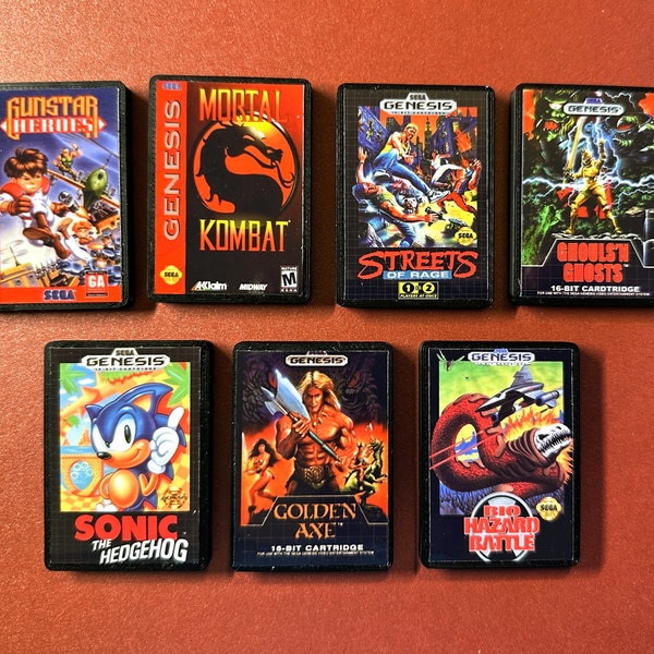 Sega Genesis Box Art Etsy
