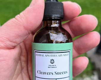 Organic Cleavers Infused Honey (gentle purifying tonic) - 2 fl oz