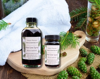 Pine Cone Syrup (Fermented Mugolio) from Eastern White Pine - All natural health supplement