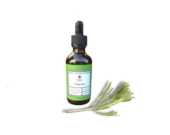 Organic Wild Fresh Plant Cleavers Tincture to remove stale energies - Plant in a bottle!