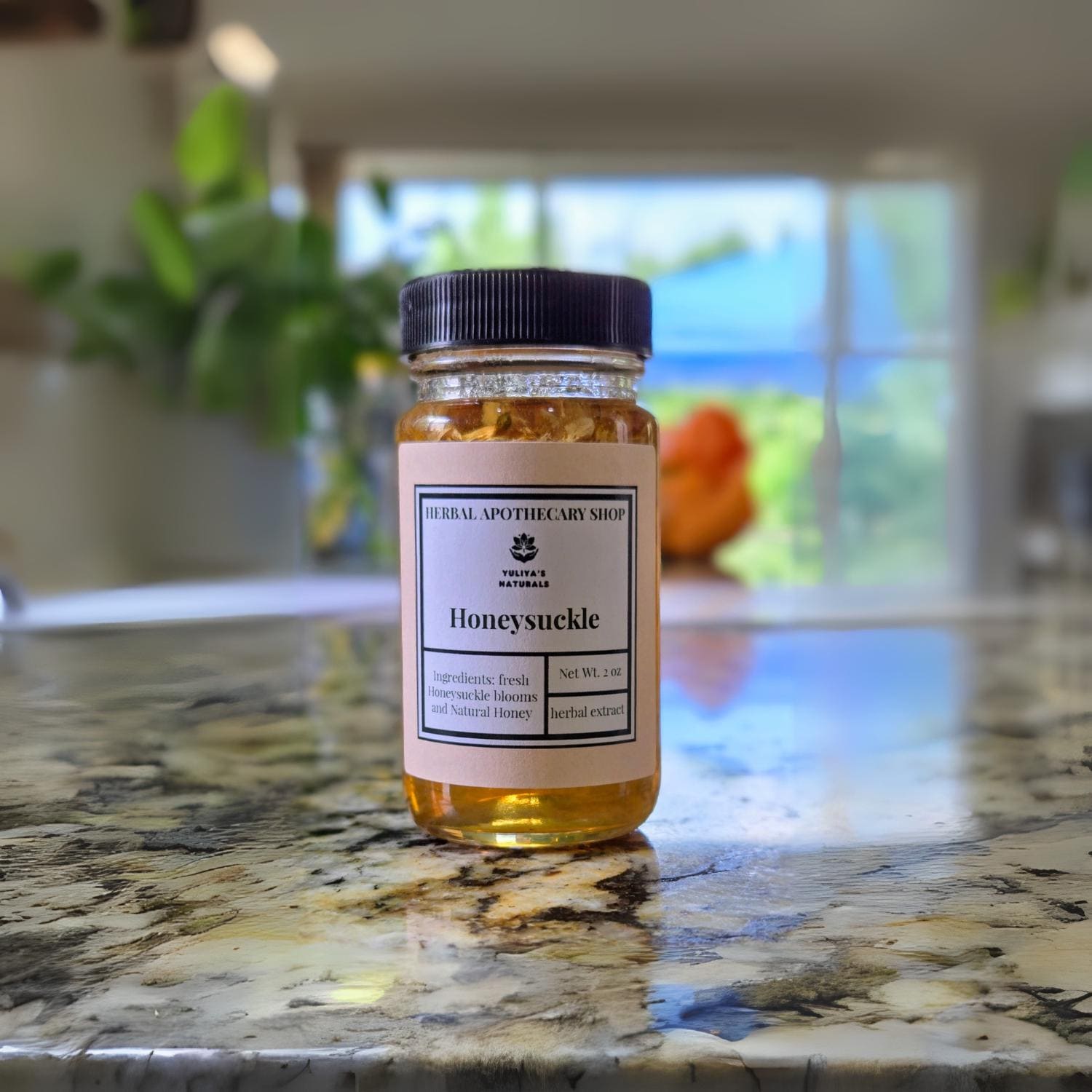 Natural Honeysuckle Syrup