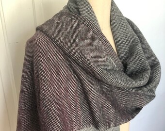 Handwoven Wrap, cotton, acrylic, woven, fringed