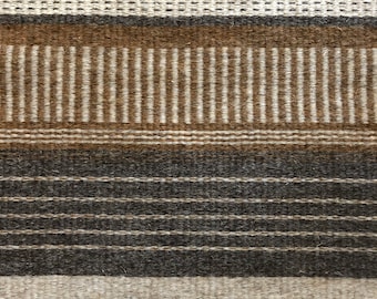 Rug, Wool rug, handwoven, Karakul wool, natural colors, wall hanging