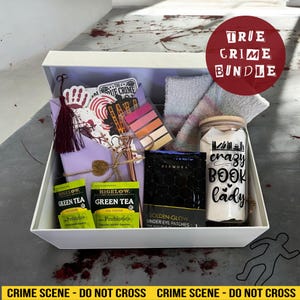True Crime Blind Date With A Book Mystery Surprise Bundle for True Crime Junkie Crime Box Set for Book Lover Gift Wrapped True Crime Book