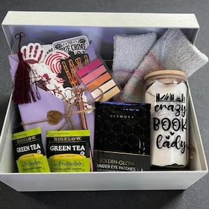 True Crime Mystery Book Box: Blind Date with a Book, Stickers & Cozy Socks