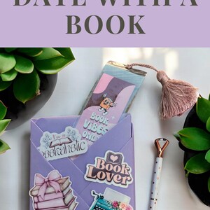 Blind Date Book Mystery Bundle Surprise Reading Gift Box Bookworm Present Literary Surprise Custom Genre Reader Package Cozy Kit Book Lover image 13