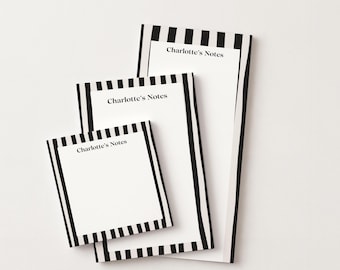 Personalized Notepad Custom Note Pad-Monogram Memo Pad