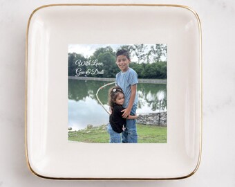 Custom Photo Ceramic Jewelry Dish