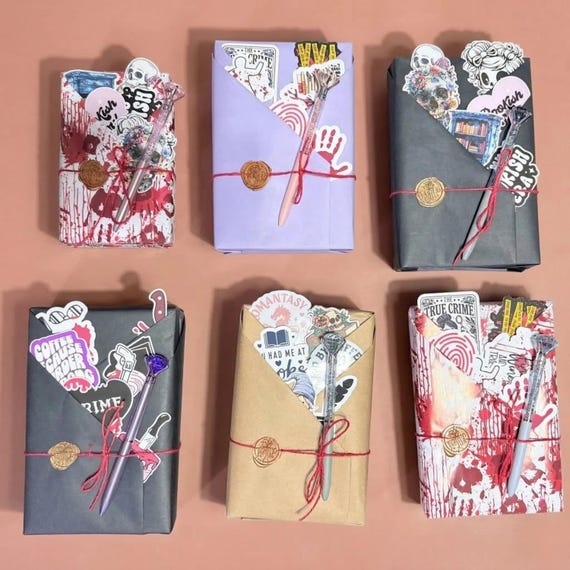 Blind Date Book Mystery Bundle Surprise Reading Gift Box Bookworm Present Literary Surprise Custom Genre Reader Package Cozy Kit Book Lover
