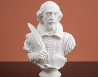 William Shakespeare Bust-3D Printed Shakespeare Statue