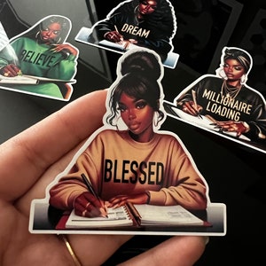 Black Girl Magic Stickers 4 Pack