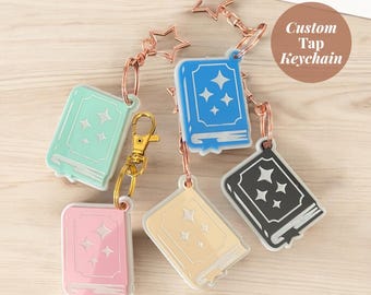 NFC Custom Book Tap to Open Keychain Digital Sharing Device Smart Techn Tag Digital Storage Book Accessory for Entrepreneur Gift Influencer