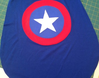 Captain America Super hero cape! Every child needs to express the super hero inside themselves:) machine washable